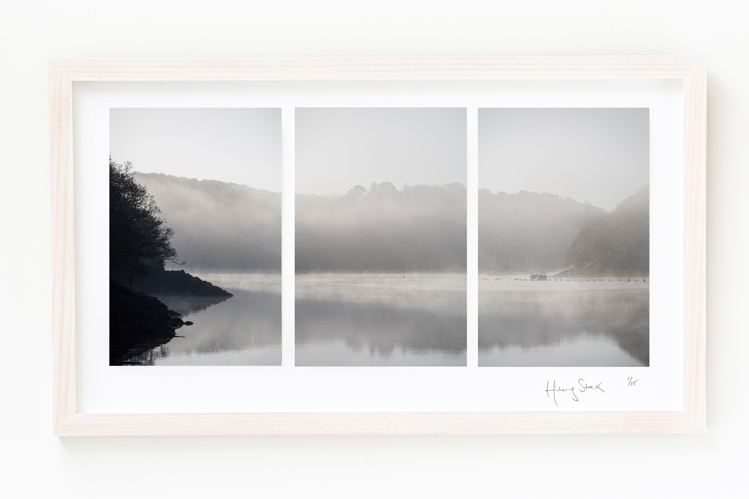 Early Morning on the King Harry Ferry framed HARB-027