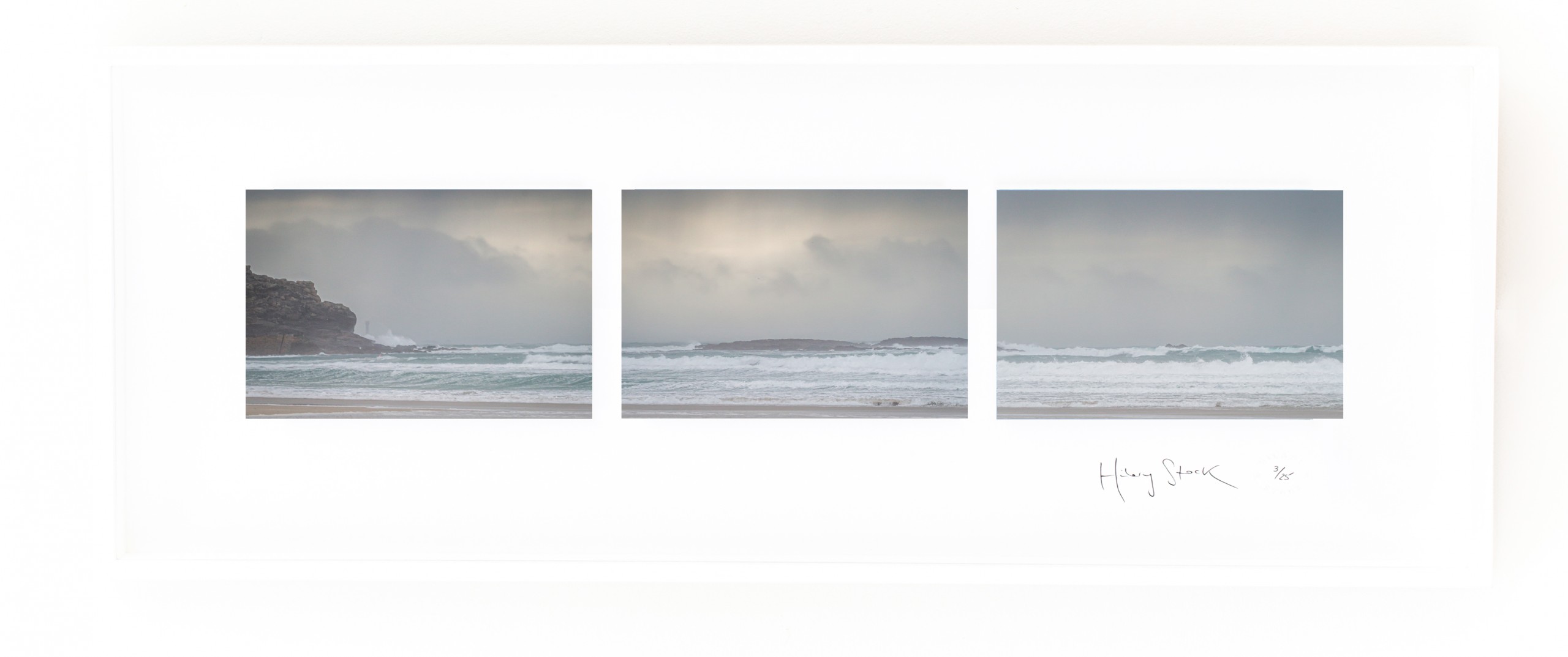 Storm in Sennen framed HARB-023